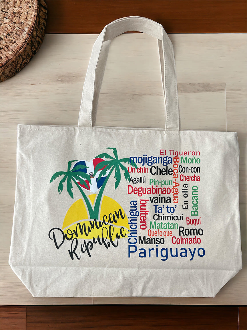 Dominican Words Palm Trees